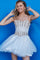 Prom Dresses A Line Homecoming Beaded Sequin Girls Dresses White/Gold/Silver