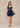 Cocktail Dresses Short A Line Sequin Cocktail Dress Navy Blue