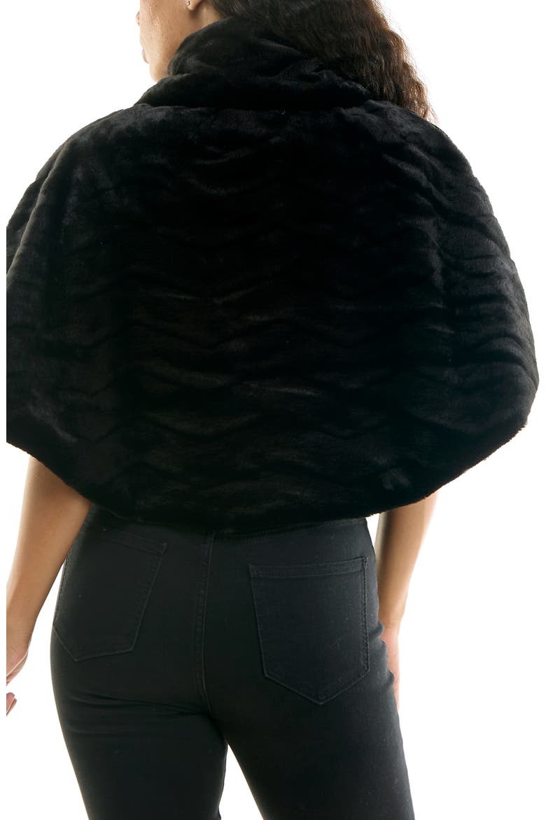 Faux Fur Capelet Bolero Nina Leonard L4451AF