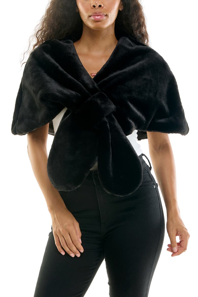 Faux Fur Stole Nina Leonard L4721AF