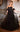 Prom Dresses Long Ball Gown Layered Formal Floral Prom Dress Black