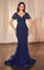LaDivine CC4019 Long Beaded Fitted Formal Dress