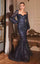 LaDivine J816 Long Fitted Formal Dress
