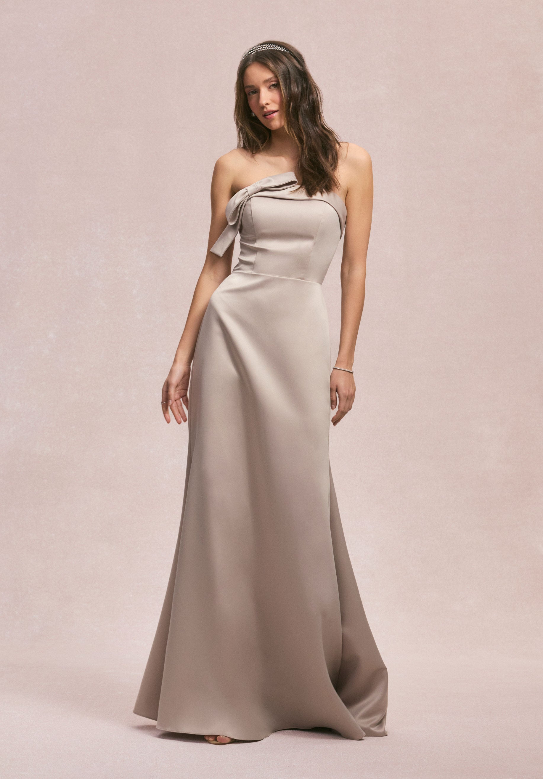 Formal Dresses Fitted Long Formal Evening Dress Latte-Satin-31246-Fitted