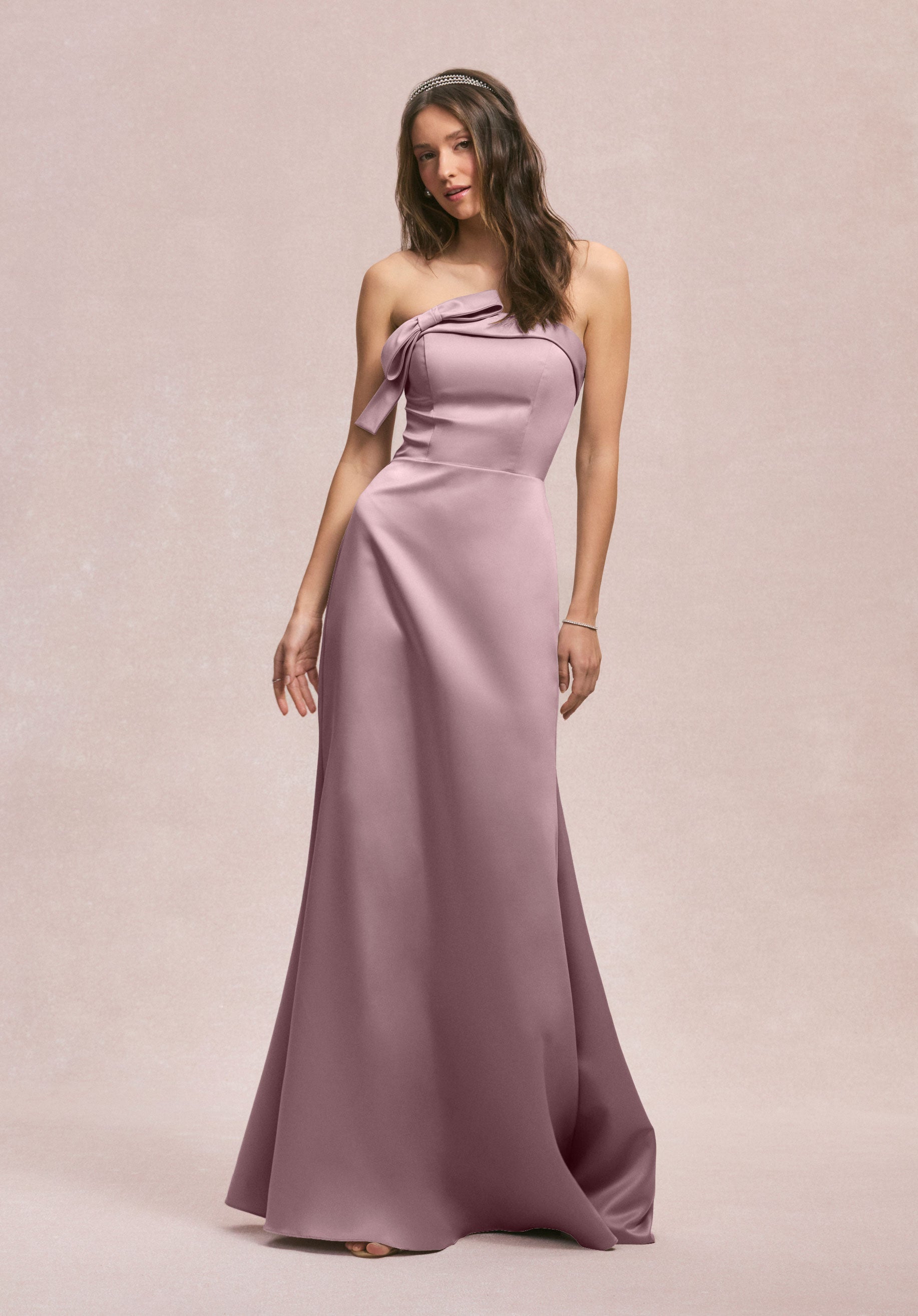 Formal Dresses Long Formal Evening Dress Lilac-Satin-31246-Fitted