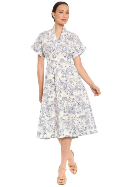 London Times Shirred Wrap Sleeveless Maxi Dress T10311M