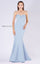 Prom Dresses Long Mermaid Fit Evening Prom Dress Blue
