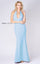 Formal Dresses Long Mermaid Fit Formal Evening Prom Dress Blue