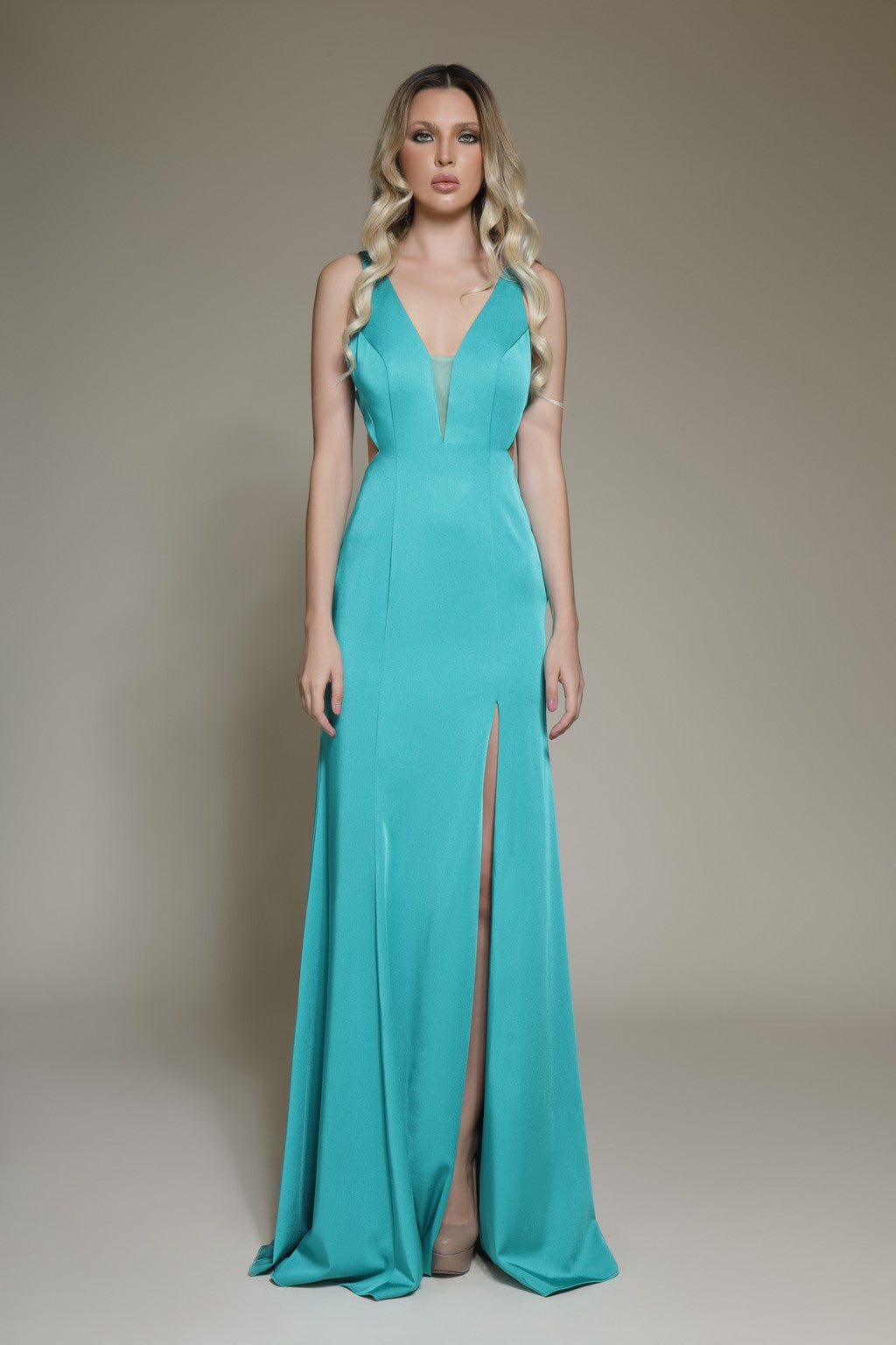 Modessa Couture M19014 Long Formal Slit Prom Dress
