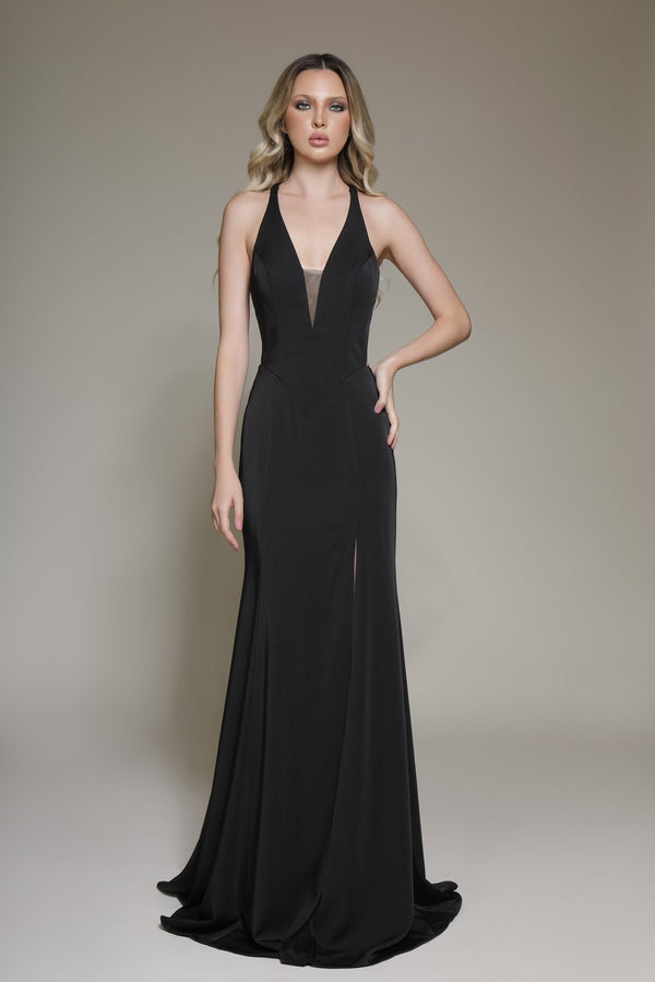 Modessa Couture M19045 Long Prom High Slit Formal Evening Dress