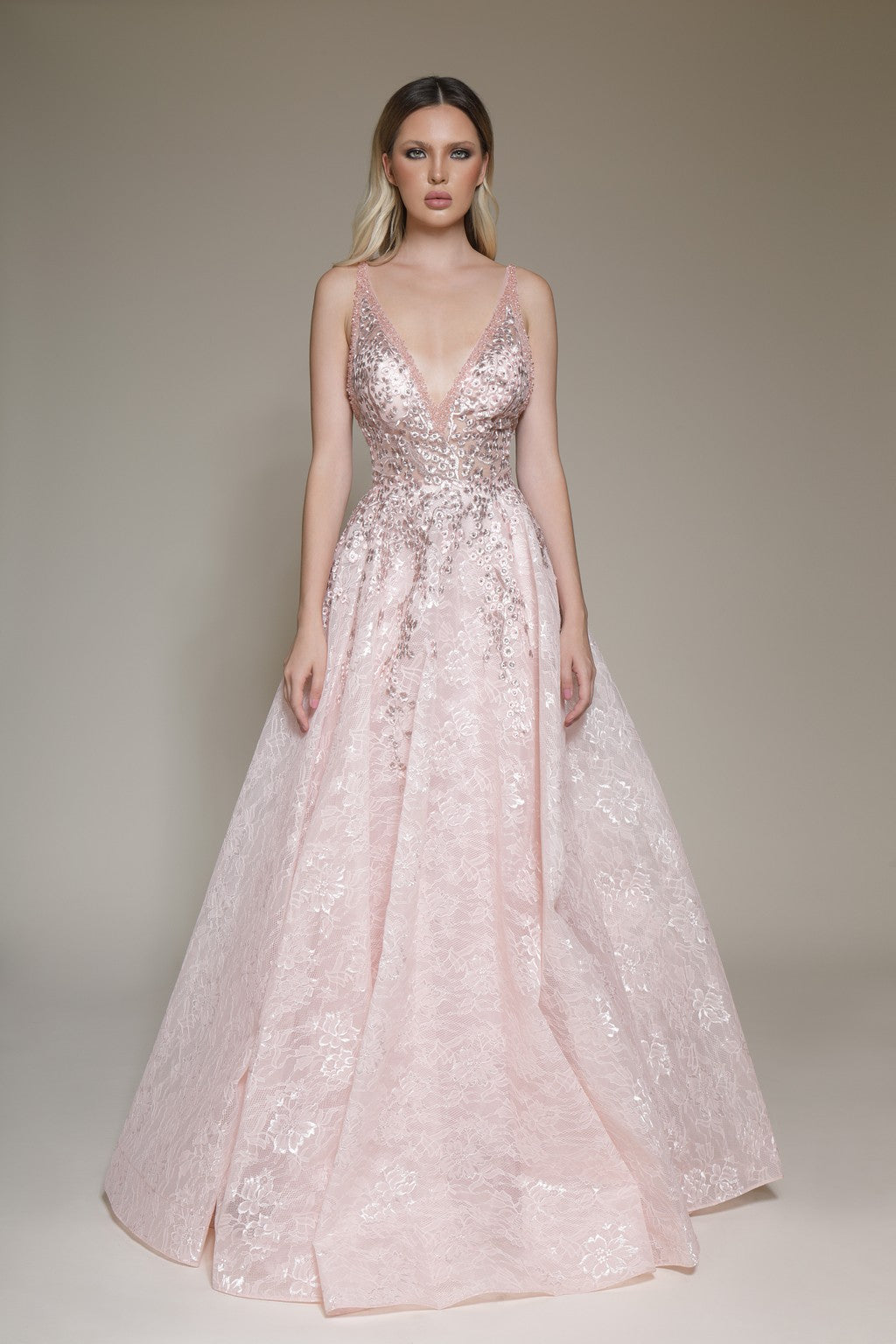 Modessa Couture M19055 A Line Long Formal Evening Dress