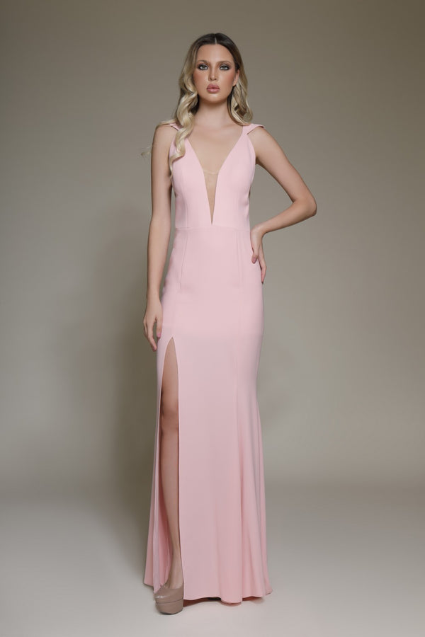 Modessa Couture M19106 Formal Slit Long Prom Evening Dress