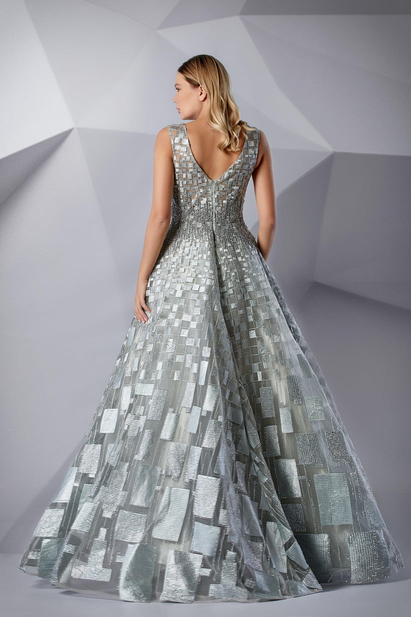 Modessa Couture M20216 A Line Formal Long Evening Prom Dress