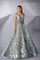 Prom Dresses A Line Formal Long Evening Prom Dress Frosty Green