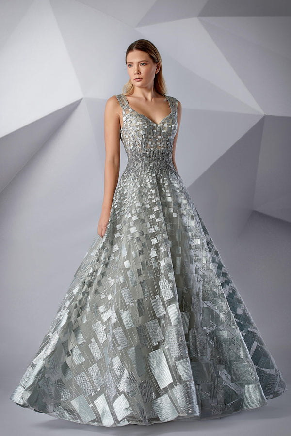 Modessa Couture M20216 A Line Formal Long Evening Prom Dress