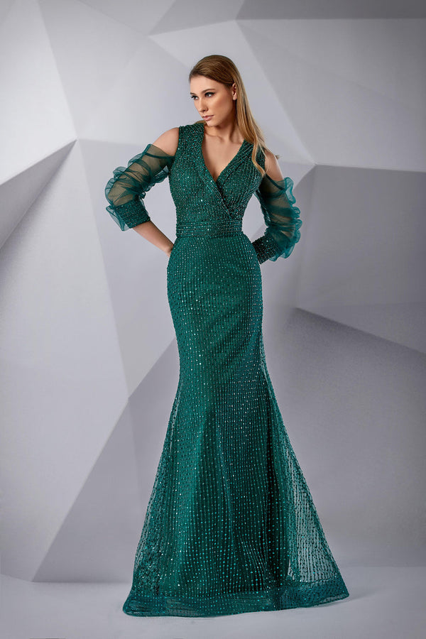 Modessa Couture M20221 Fitted Long Formal Evening Mermaid Dress