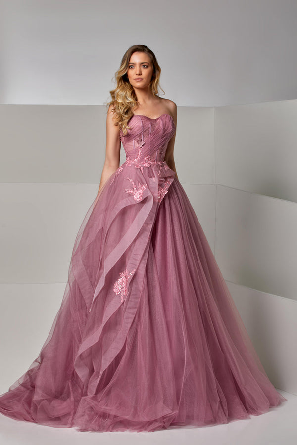 Modessa Couture M20226 Long A Line Formal Dress