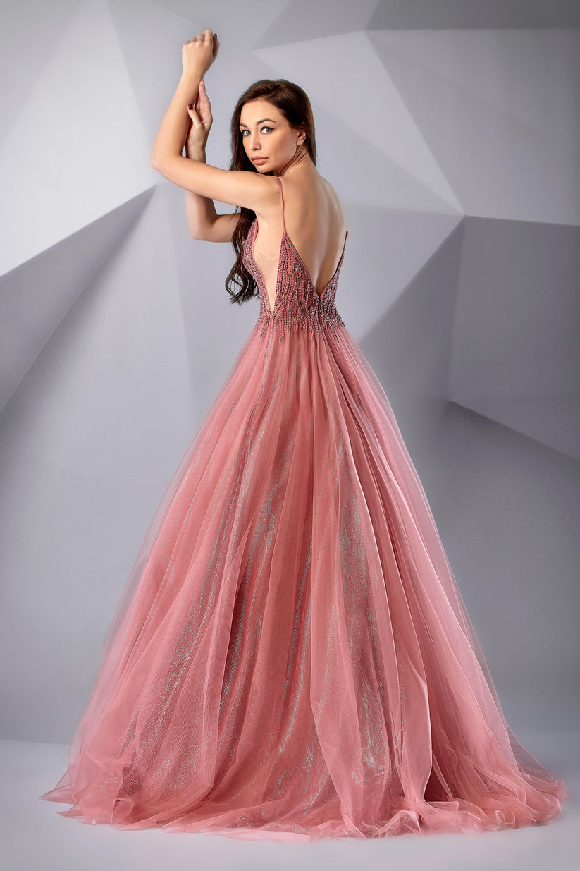 Modessa Couture M20228 Prom Long Formal A Line Evening Dress