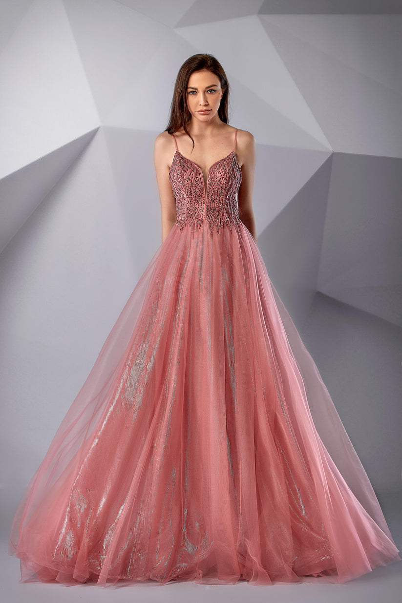 Modessa Couture M20228 Prom Long Formal A Line Evening Dress