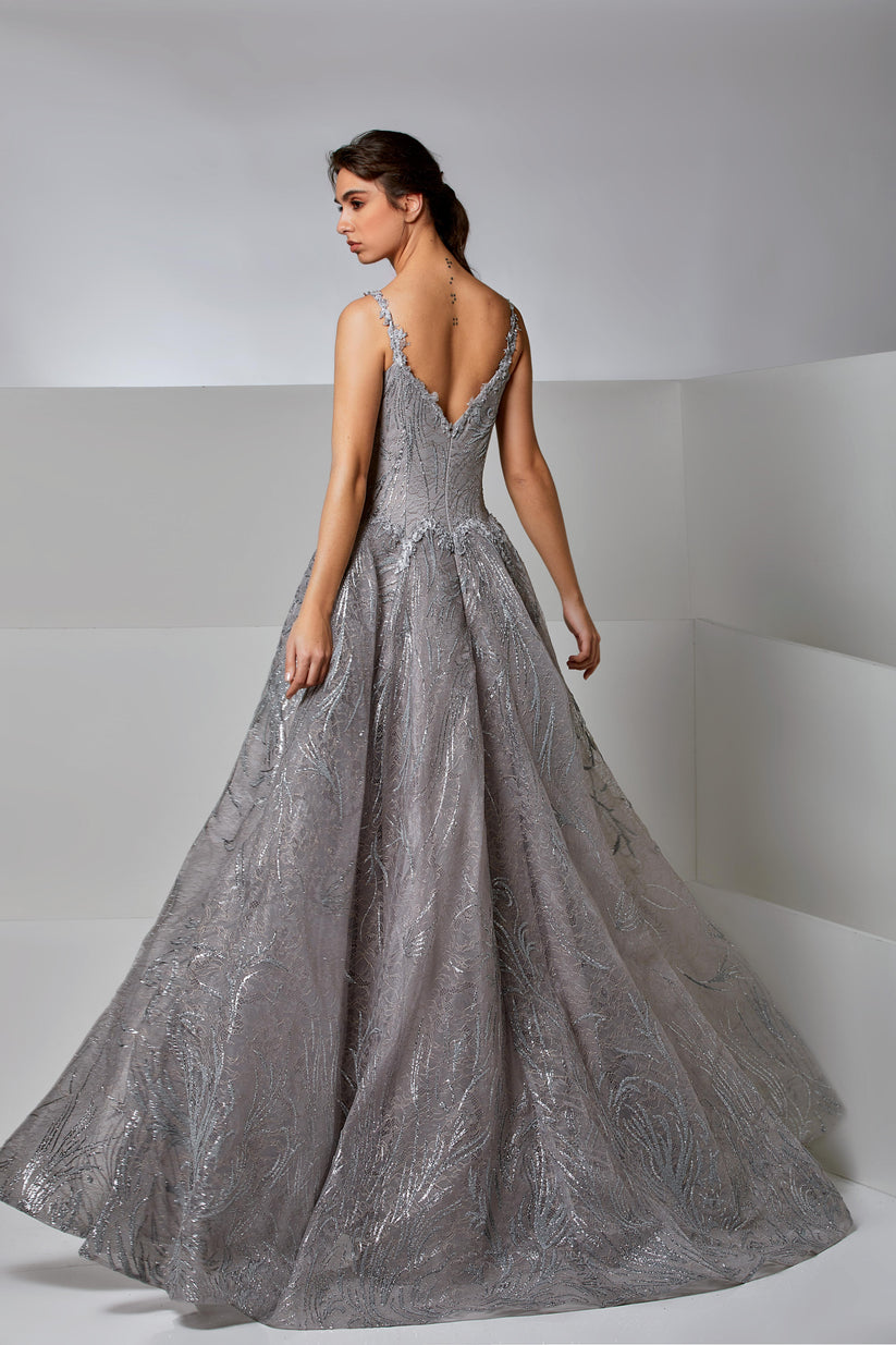 Modessa Couture M20230 Long Formal Evening A Line Dress