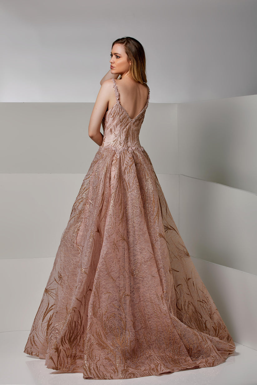 Modessa Couture M20230 Long Formal Evening A Line Dress