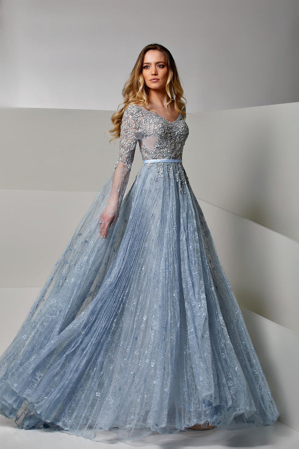 Modessa Couture M20252 Long A Line Formal Dress