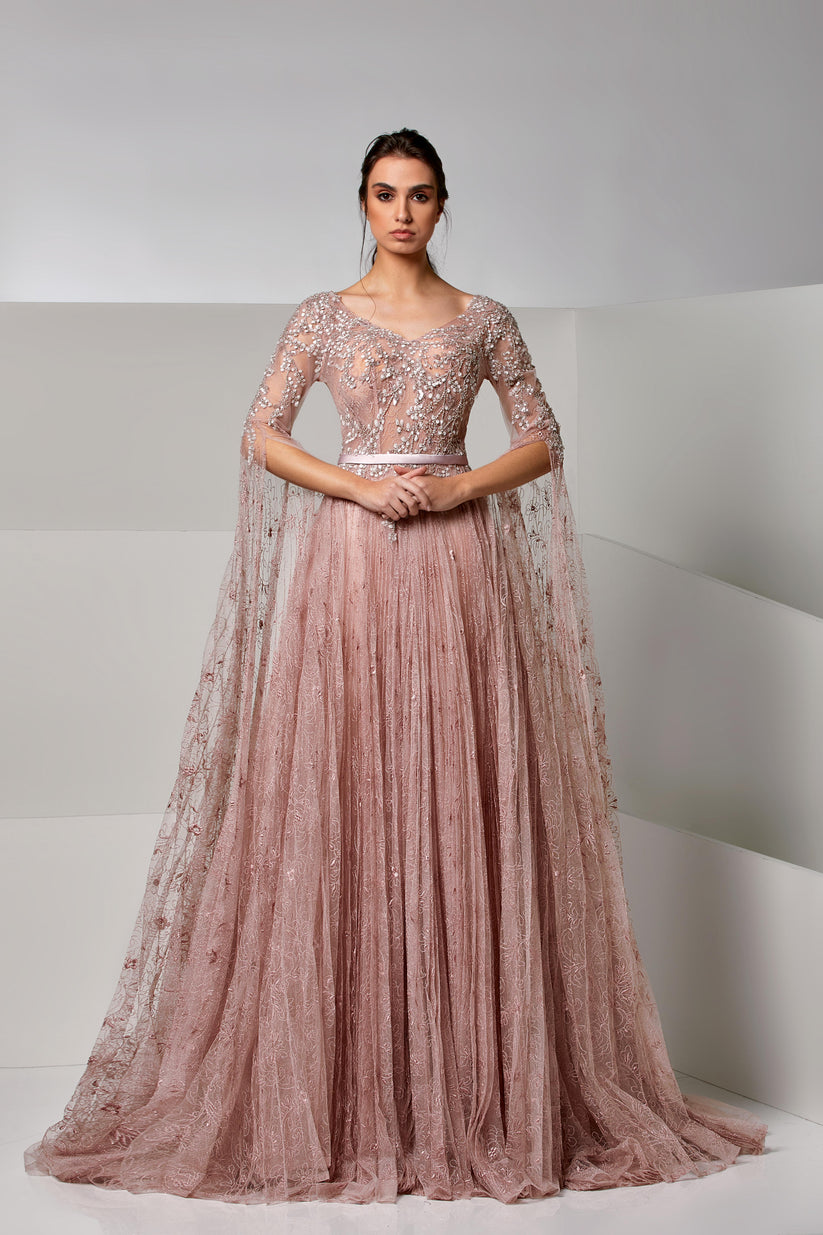 Modessa Couture M20252 Long A Line Formal Dress