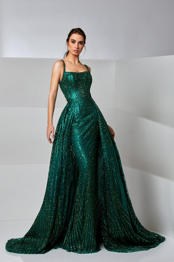 Modessa Couture M20255 Mermaid Long Formal Prom Sequin Dress