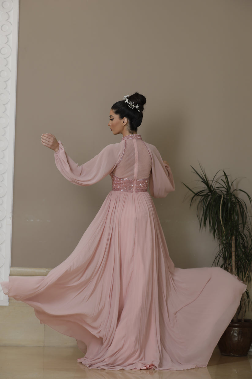 Modessa Couture M20259 Fitted Long Formal Beaded Dress