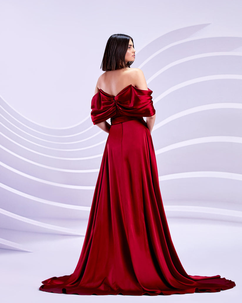 Modessa Couture M20303 Long Prom Slit Formal Evening Dress