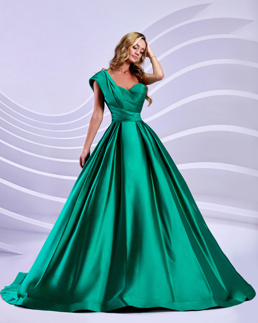 Modessa Couture M20304 Formal Long Prom Pleated Dress
