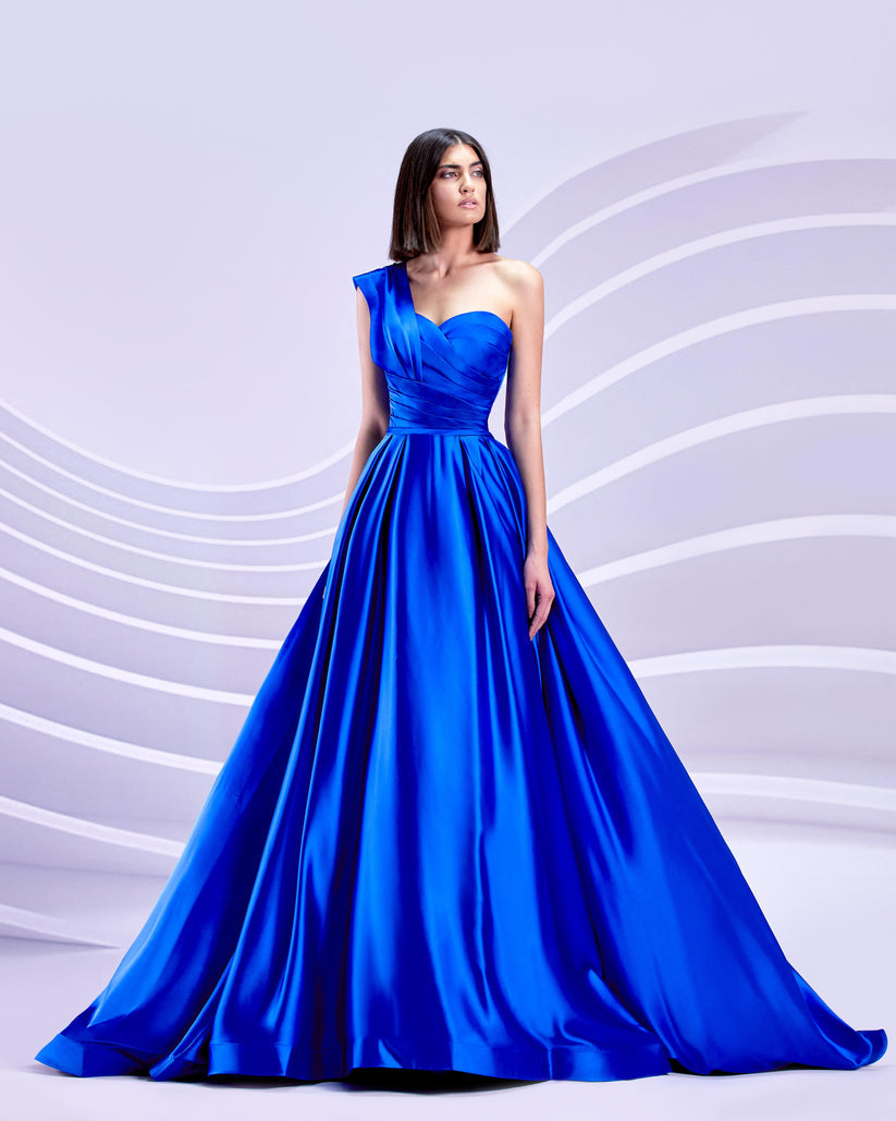 Modessa Couture M20304 Formal Long Prom Pleated Dress