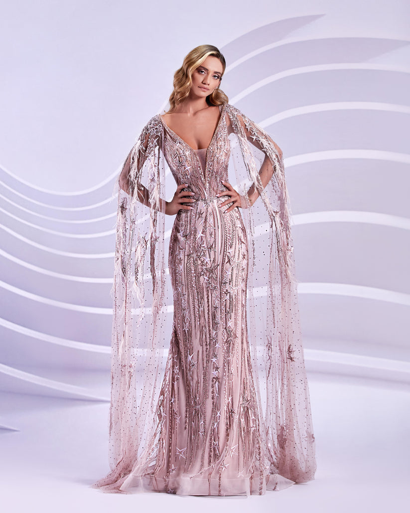 Modessa Couture M20310 Long Mermaid Prom Formal Evening Dress