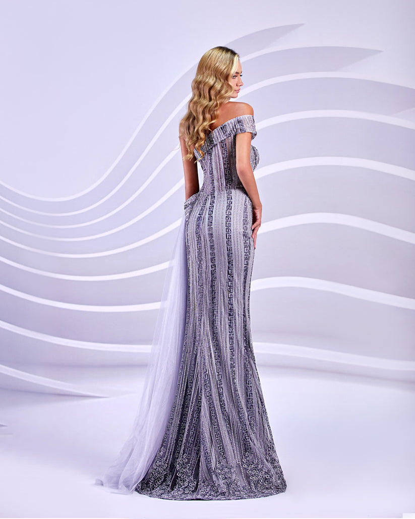 Modessa Couture M20311 Long Formal Fitted Mermaid Prom Dress