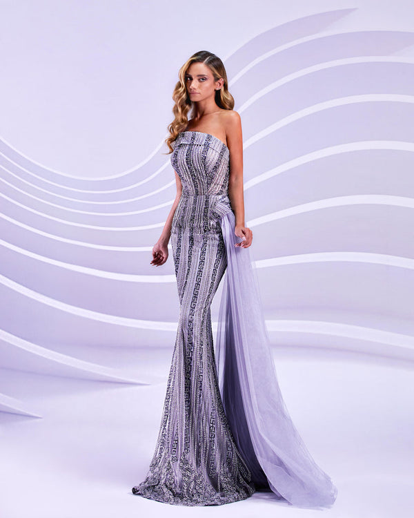 Modessa Couture M20311 Long Formal Fitted Mermaid Prom Dress