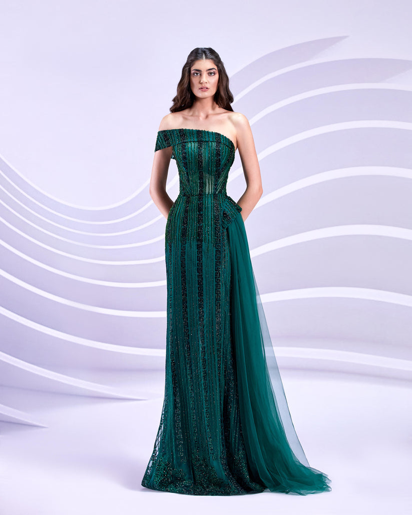 Modessa Couture M20311 Long Formal Fitted Mermaid Prom Dress