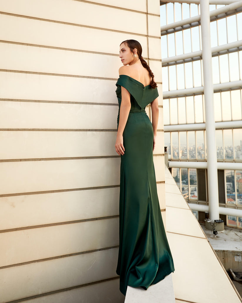Modessa Couture M20330 Mermaid Long Formal Slit Prom Dress
