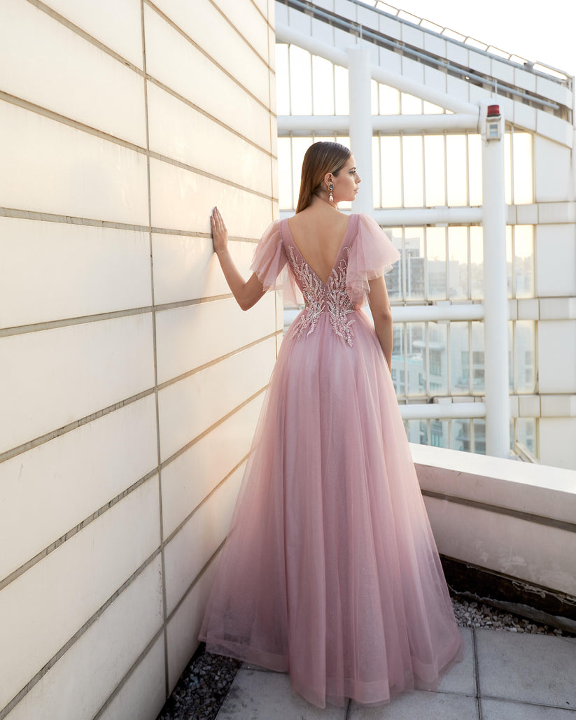 Modessa Couture M20331 Long Formal Beaded Evening Dress