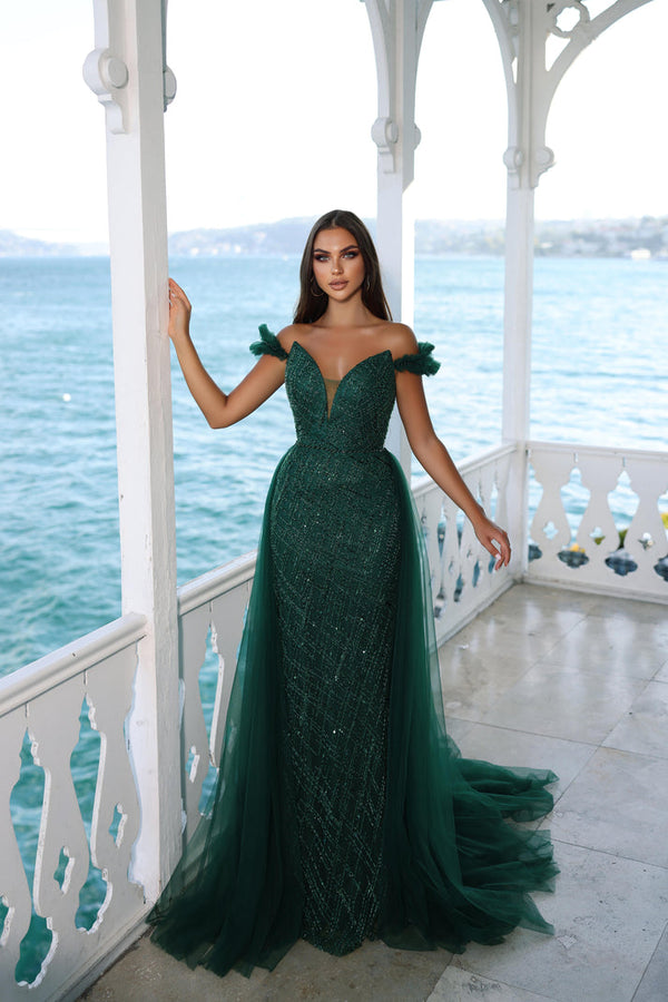 Modessa Couture M20346 Long Prom Formal Beaded Evening Dress