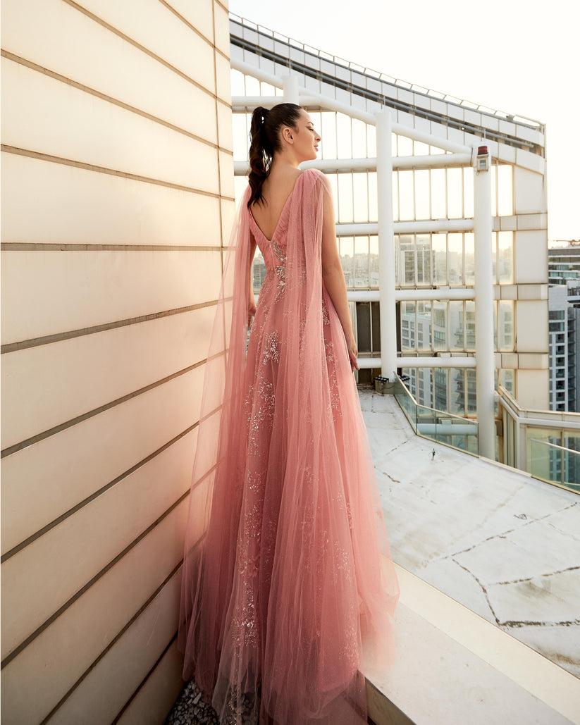 Modessa Couture M20347 Beaded Long Formal Prom Dress