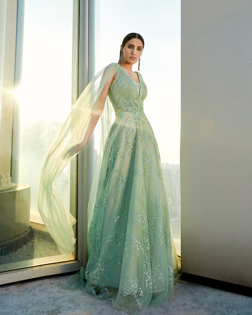 Modessa Couture M20347 Beaded Long Formal Prom Dress