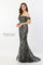 Formal Dresses Long Lace Mermaid Beaded Belt Formal Dress Black