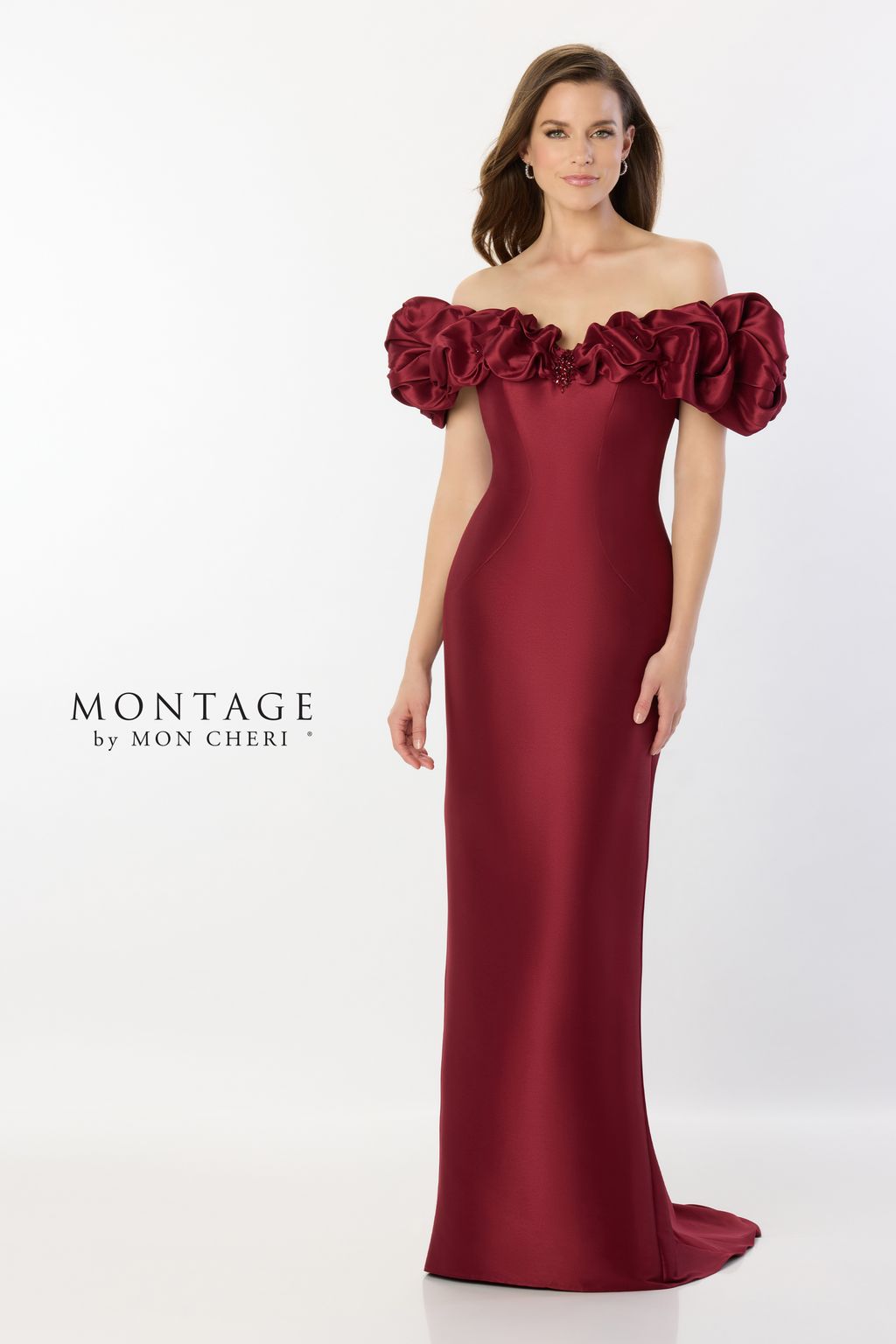 Montage M2233 Long Mermaid A Line Evening Formal Dress