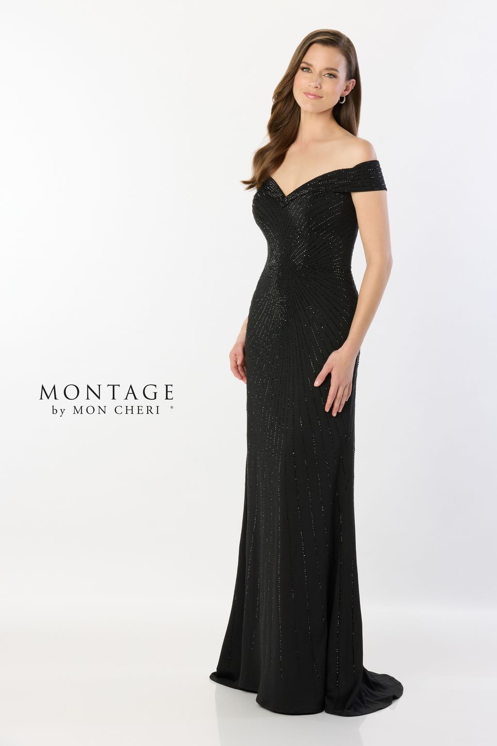 Montage M2234 Long A Line Gown Evening Formal Dress