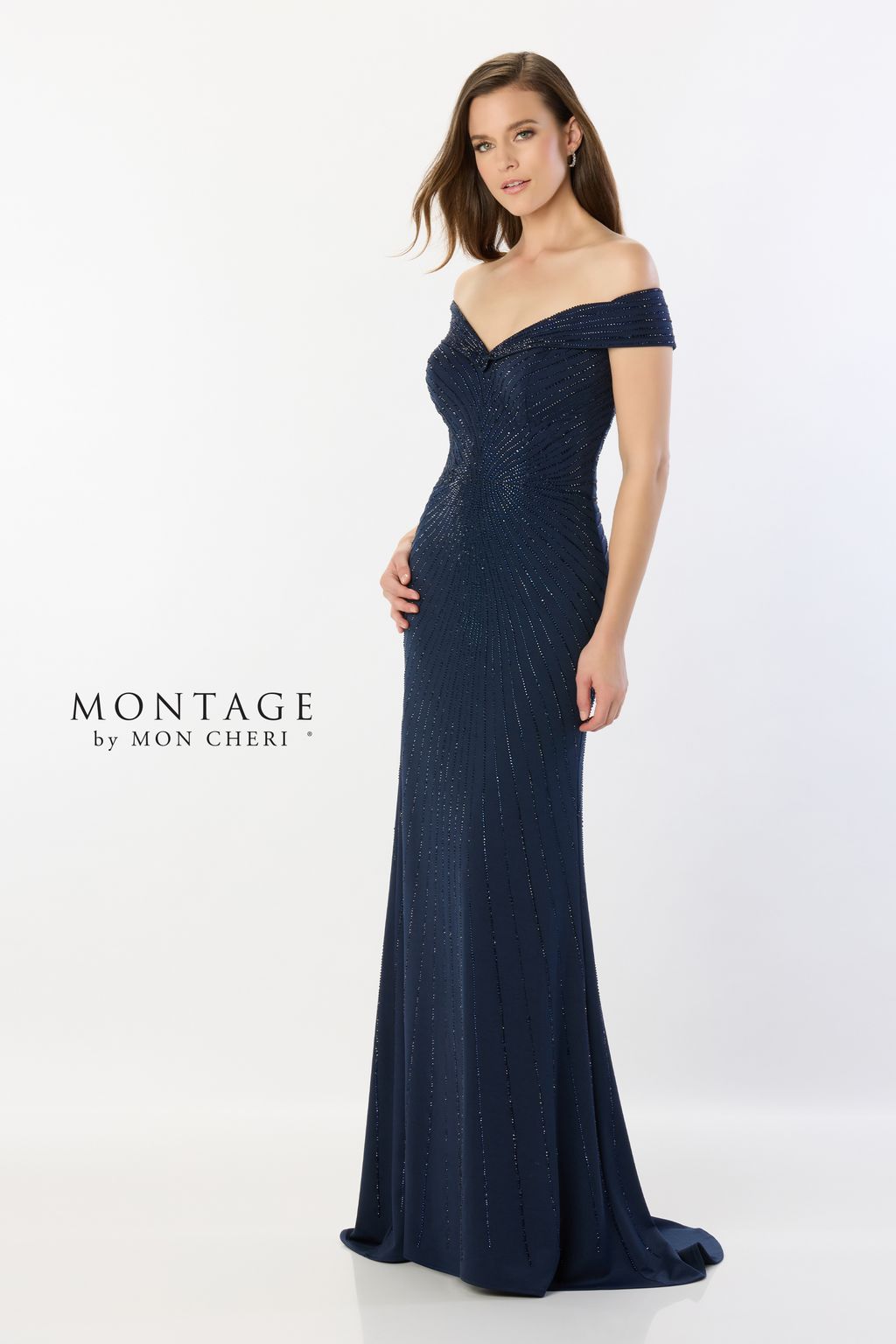 Montage M2234 Long A Line Gown Evening Formal Dress