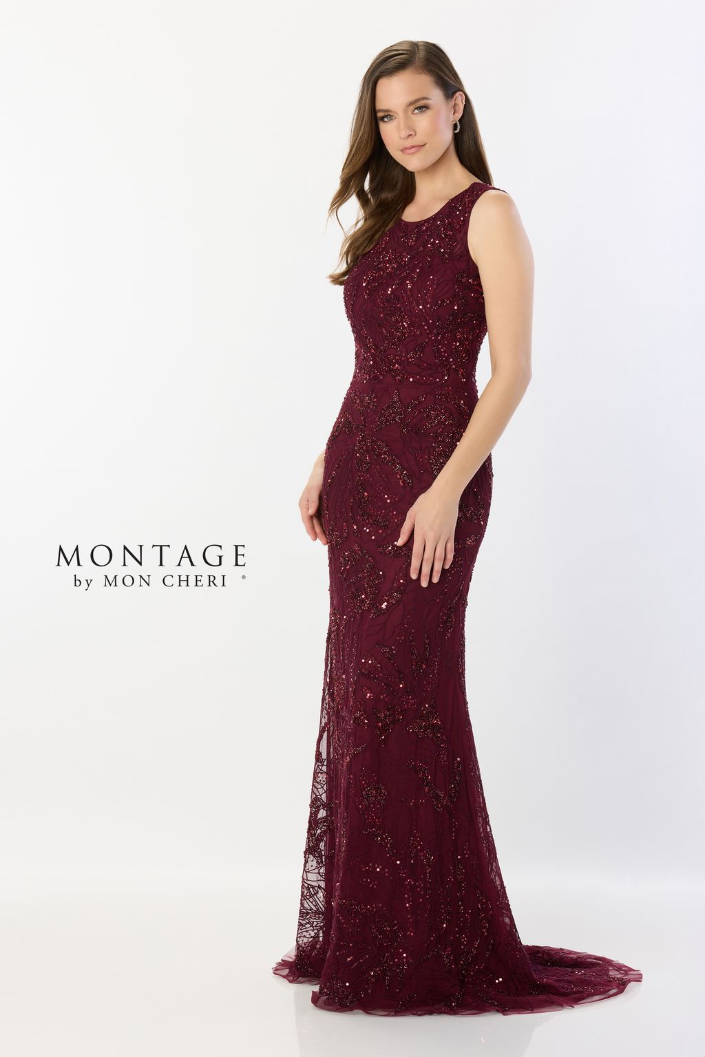 Montage M2239 Formal Long Sequin Evening Dress