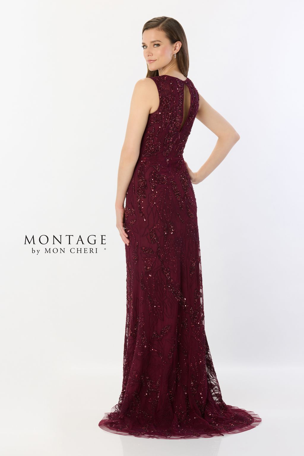 Montage M2239 Formal Long Sequin Evening Dress