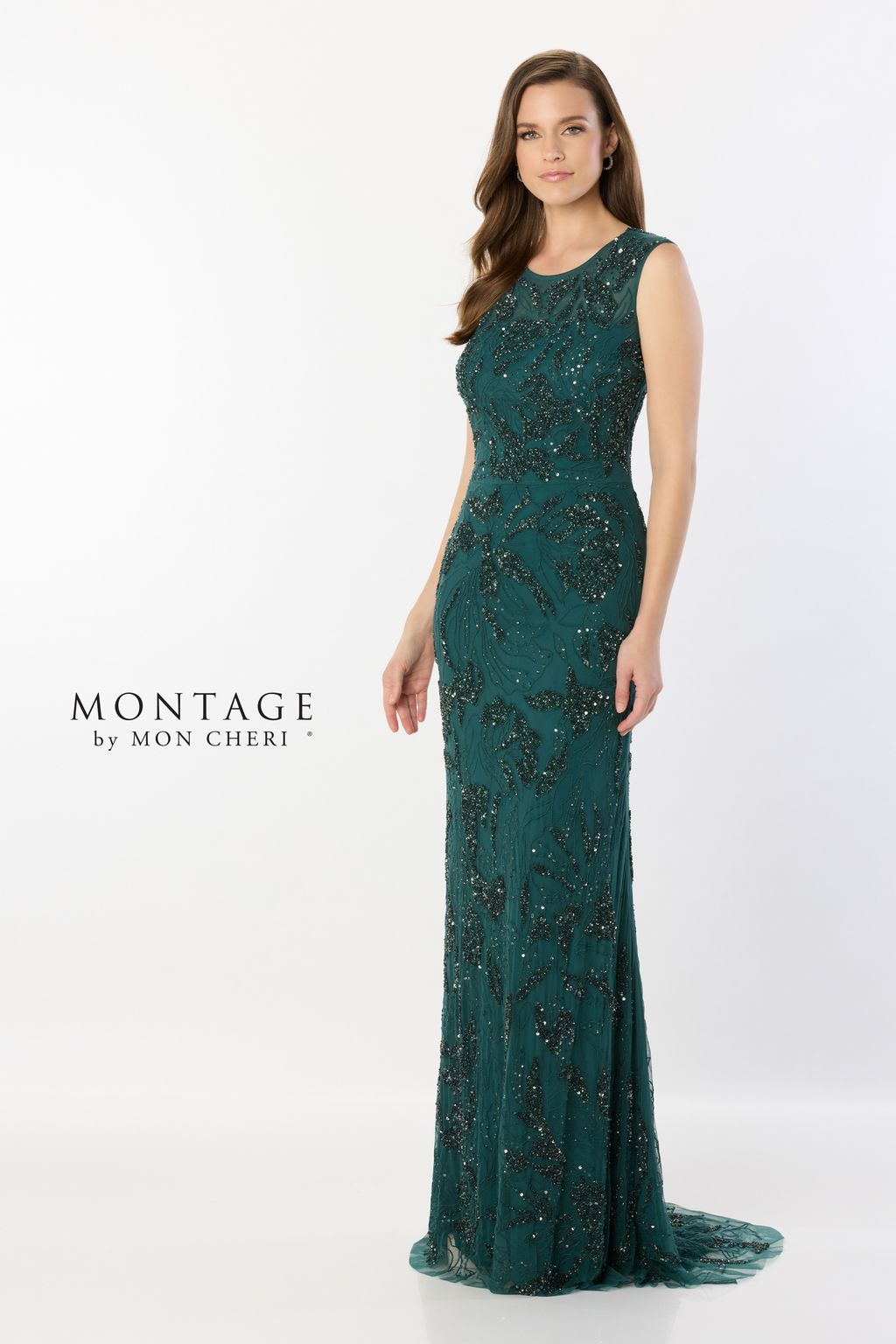 Montage M2239 Formal Long Sequin Evening Dress