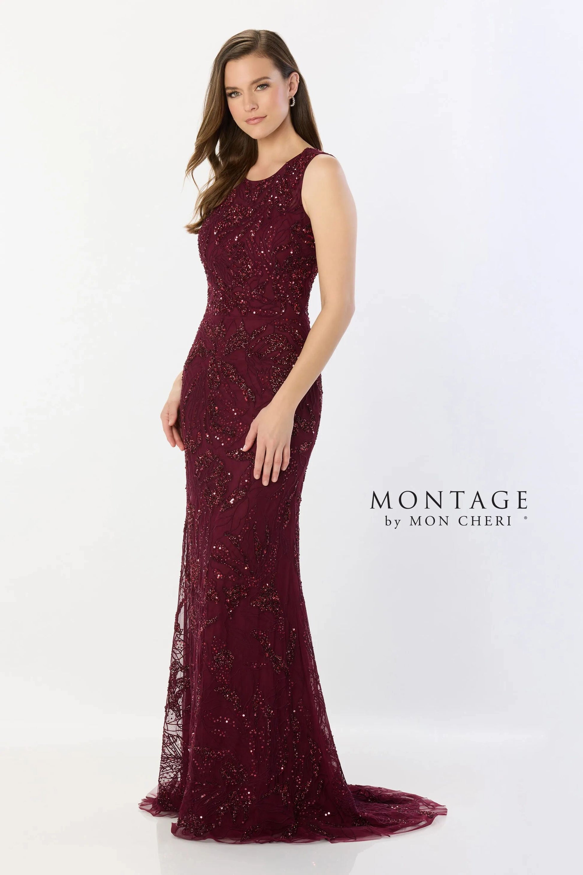 Montage M2239 Formal Long Sequin Evening Dress