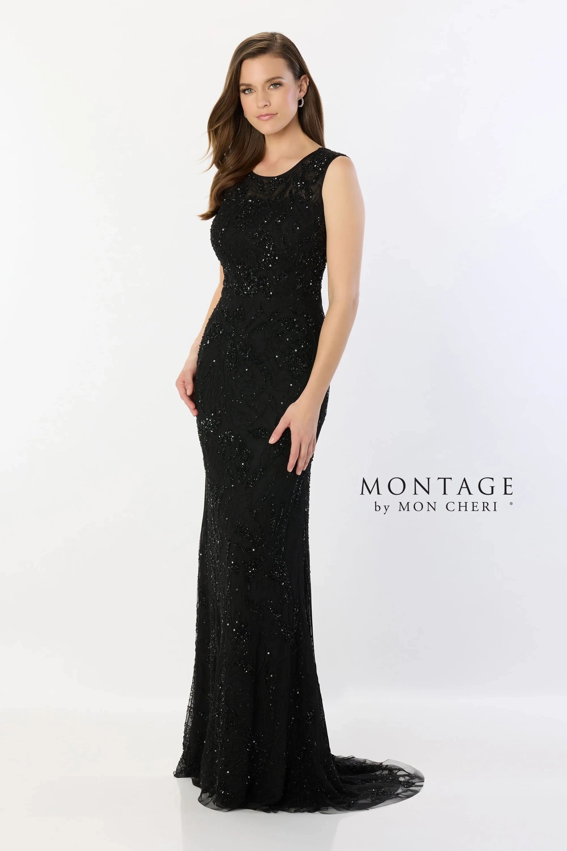 Montage M2239 Formal Long Sequin Evening Dress
